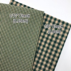 Generic Timber Green Plaid Fabric 1/3″ Check 2 Yard