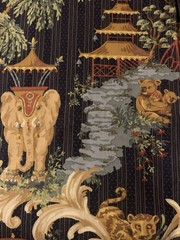 5TH Avenue Designs Upholstery Fabric – Menagerie- 3 1/2 Yards 54″ Wide Animals