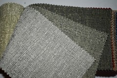 FABRIC SAMPLE BOOK Multicolor FOCUS Rustic Texture CO/PE 48pcs LOT e-z peel back