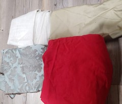 Lot Of Yards of Cotton / Blend Fabric for Hobby Craft DIY Sewing Projects 20