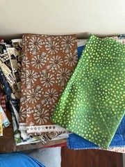 Vintage Mixed Lot Pieces Floral Fabric Ditzy Colorful Scraps Assorted