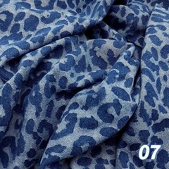 50*150cm Cotton Denim Fabric Retro DIY Sewing Skirts Coats Pants Textile Blue