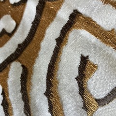 Pindler Fabric Samples ( 2 ) Sahara 26 x 26 Embroidered Geometric Cotton Poly