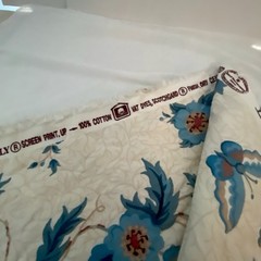 Waverly Vintage Floral Fabric 100% Cotton Made in USA 1.5 yards 56″ wide