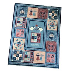 Vintage Fabric Panel ” I Love Country” For Quilt by Spring Ind 45 X 35″