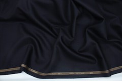 Lanificio di Tollegno suiting fabric midnight dark blue premium quality