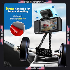 4-Pack Double-Sided Adhesive Pads for Dash Cam Mounts Heat-Resistant