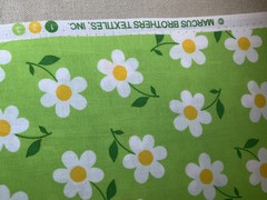 Cotton Fabric Cute Margutite 36”x 50” By Marcus Brothers 313