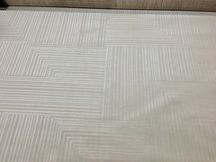 DONGHIA FABRIC JACKSON WILLOW WHITE STRIPE VELVET UPHOLSTERY FABRIC BY THE YARD