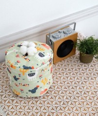 Desert Camel Cactus Fabric made in Korea by the Half Yard