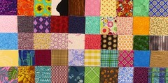 Classic Scrap Pack – 1,000 Pieces – Mixed Sizes No Duplicates – 100% Cotton 5614