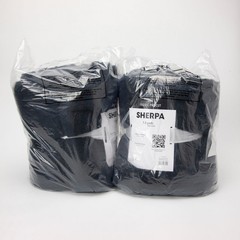 Black Sherpa Fabric Pre Cut 1.5 Yards Lot 2