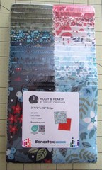 Benartex “Holly & Hearth” by Shelly Cavanna Jelly Rolls (40) 2.5″ X 42″ Strips