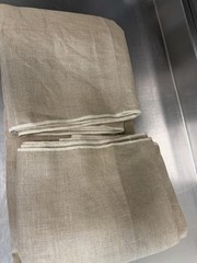 Natural Linen Fabric 10 & 1/2 Yards New Uncut, Very Fine Fabric