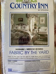 3 yds Classic Rose COUNTRY INN Stevens Fabric, match bedding Home Décor Drapery