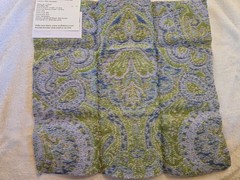 Fabric SAMPLE #184 Great for Crafts / Crazy Quilting