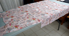 Buttercream For Joann Fabrics Silhouettes of Queen Ladies & Roses Quilt Fabric