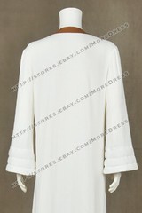Sybok Cosplay Costume For Star Trek V The Final Frontier Robe Linen White