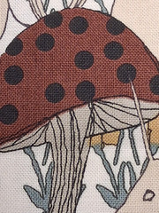 Unicorn Mushroom Toadstools Fairytale Magical Night RJR Fabric 18″ x 22″ x 2 Pcs