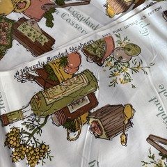 A Waverly Bonded Fabric “Brunch” 100% Pure Combed U,S. Cotton 100×36 Inches.