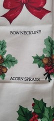 Cranston Christmas Greenery Wearable Art Appliques CUT Poinsettia Complete Panel
