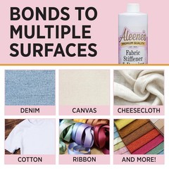 Aleene’s Fabric Stiffener and Draping Liquid, Quick Drying, 8 Oz, 8 Ounce