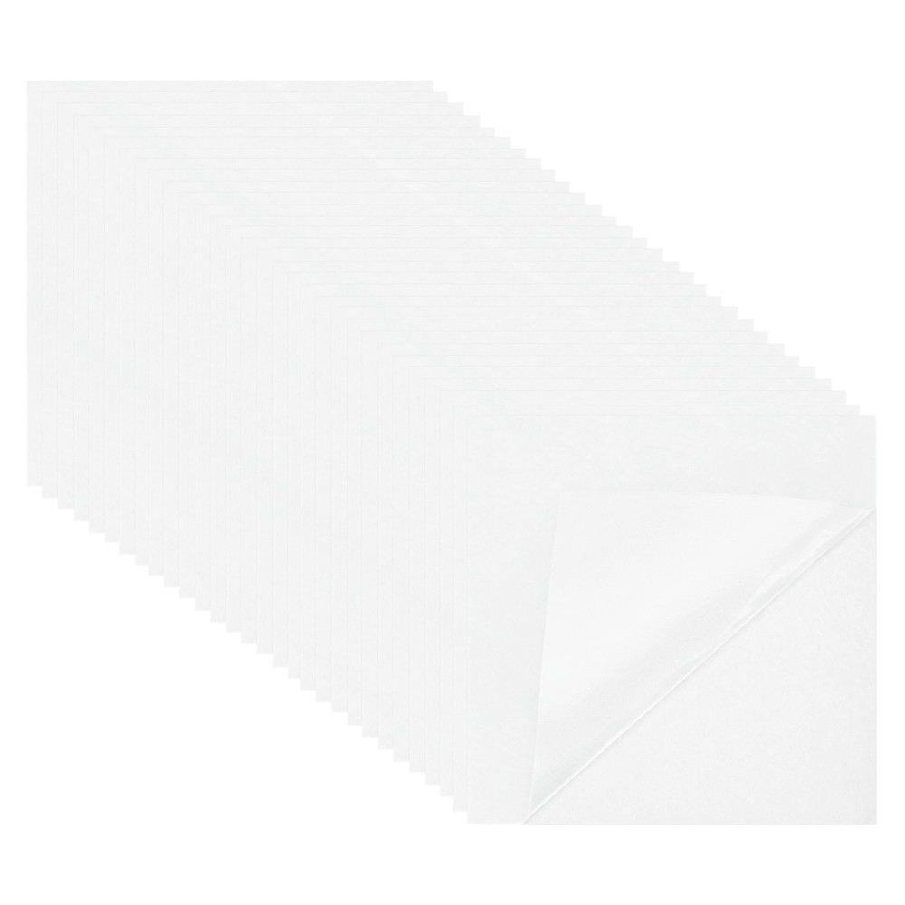 90 Pcs 1mm Thick 4″x4″ Self Adhesive Felt Fabric Sheets, White
