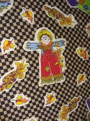 Springs Industries Harvest Spirits Cotton Fall Themed Fabric 2.75 Yards x 43″W