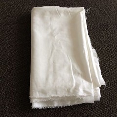 100% organic cotton twill / size W153 × 262 [cm] [5] White