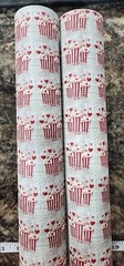 3D Popcorn embroidered look FAUX LEATHER SHEET 8″ x 12″ 1248304 LITCHI