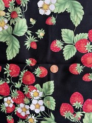 Timeless Treasures Fabrics STRAWBERRIES Pattern #Fruit-C6425 Quilt Fabric 2 Yds