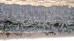 Chenille Upholstery Fabric Remnant 56″x110″ Cotton/Poly Blend Green/Tan Brown