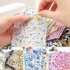 150 Pcs 4×4 Inch Cotton Fabric Squares – Floral Patchwork for Quilting & Diy