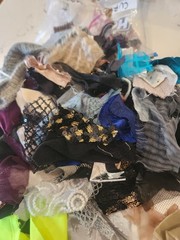 Fabric Remnant Lot TRUE designer Scrap Grab Bag All Types Quilt Craft 12 oz