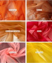 Sheer Organza Fabric by the Yard for Sewing Fashion Wedding Dress DIY Event