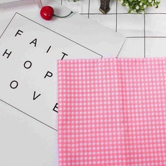 7-Pack 25x25cm Cotton Fabric DIY Assorted Pre-Cut Bedding Kit (Pink)