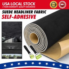 3mm Suede Headliner Fabric 11.8″x59″ Self-Adhesive Universal Car Roof Liner