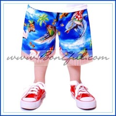 BonEful Fabric FQ Cotton Quilt Baby BOY Animal Planet Penguin Dog Pig Bunny Cat