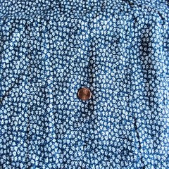 BTY Micro Print Apparel Fabric Dark Teal Cotton Fiber