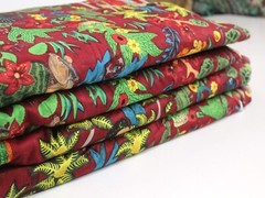 Indian Red Farida Kahlo Printed Cotton Fabric Beautiful Dressmaking Fabric US