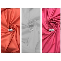 Poly Cotton Broadcloth Fabric 60 Inch Wide Lightweight Apparel Sewing