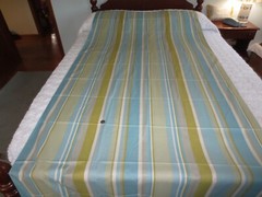3550. 65% Polyester 35% Cotton STRIPE Apparel, Craft FABRIC – 44″ x 3-1/2 yds.