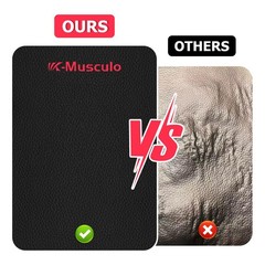 K-Musculo Vinyl Fabric, Marine Faux Leather 1Yd (54” X 36” inch), Black