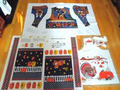 3 SEWING Projects-Halloween & Thanksgiving- Vest, Apron & Tote Bag Cranston VIP