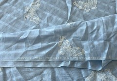 Spira E Pell Key West hand painted butterfly fabric Lilly Pullitzer 1.92 yd