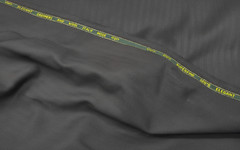 Herringbone Gray Suiting Fabric Cashmere Wool