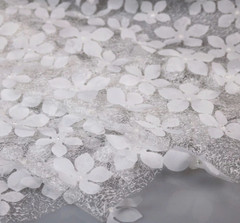 Fabric Bulk, Lace Fabric, 3d Flower Lace Fabric , Wedding Dress Fabric