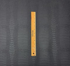 BLACK ALLIGATOR VINYL AUTO SEAT COVER AUTOMOTIVE UPHOLSTERY FABRIC BY YARD 54″W