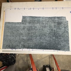 Fabric Remnant Over 1/2yd Blue Soft And Lustrous 57” Wide