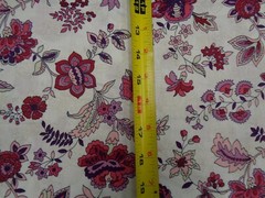 Marshall Goods Fabric Floral Pattern – 1 YARD (36″L x 60″W) – Cotton, Very Cute!